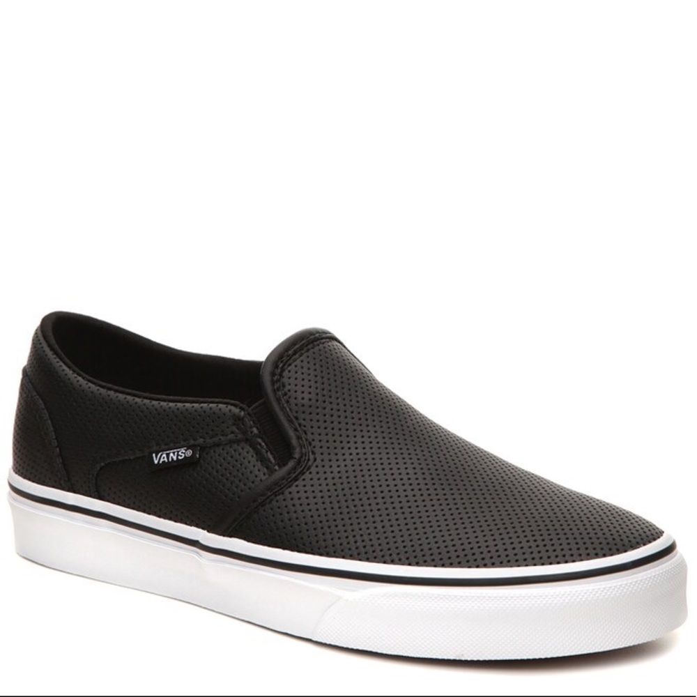 Vans Asher Perforated Slip-on Sneaker